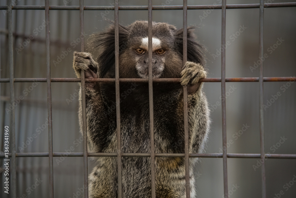 Fototapeta premium Marmoset - wild animals up close 