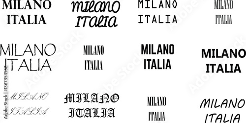 italian, italy, european, logo, building, sign, word, traditional, milano, text, vector, milan, font, travel, gate, arch, round, della, magnet, sticker, black, gothic, souvenir, architecture, cathedra