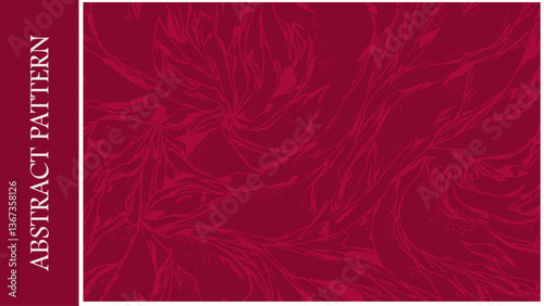 Background, abstract pattern with curves and sharp