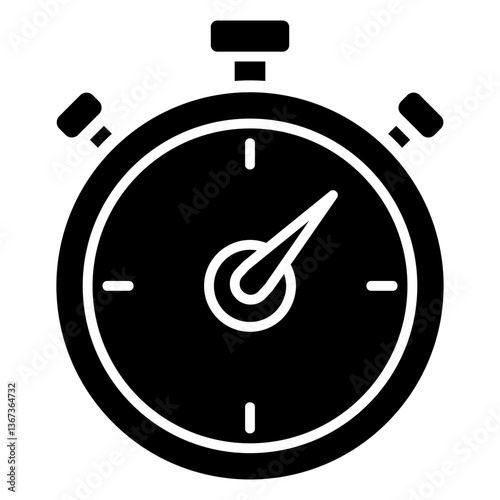 Time Measurement Glyph Icon
