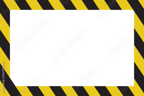 Warning Strips vector illustration, warning striped background, yellow and black stripes on the diagonal, danger vector template sign background, danger sign, Danger area mark, line danger stripe.