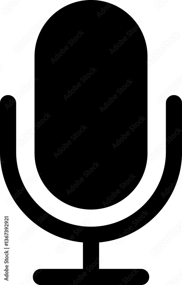 Voice Message icon modern flat image. Voice chat icon. Podcast Microphone. Audio message. Voice Message icon modern flat image. Voice chat icon. Podcast Microphone. Audio message.