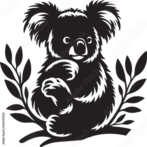a koala vector