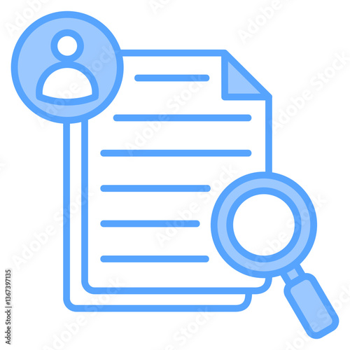 Accountability Generic Blue Icon