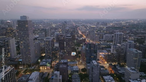 Wallpaper Mural Beautiful dazzling scenery of the city at night. Torontodigital.ca