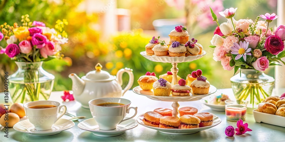 Charming High Tea Party: Candid Moments of Elegant Afternoon Tea
