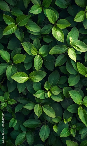 a group of green leaves