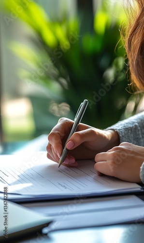 a hand touching a plant
