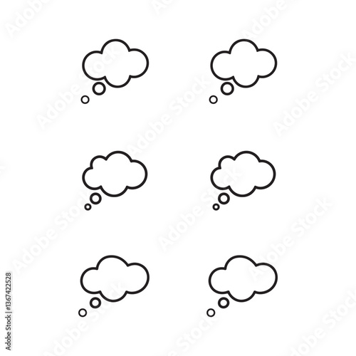 Cloud computing speech bubble icon illustration. cloud icon. cloud silhouette vector illustration. cloud logo.