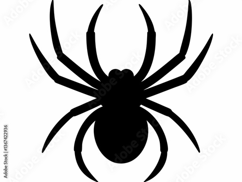Cartoon Spider Clipart, Spider icon vector illustration