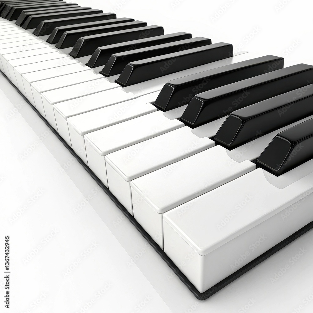 Piano Keys Close-Up Music Studio Image Capture Bright Lighting Top-Down View Musical Inspiration Piano Keys Close-Up Music Studio Image Capture Bright Lighting Top-Down View Musical Inspiration