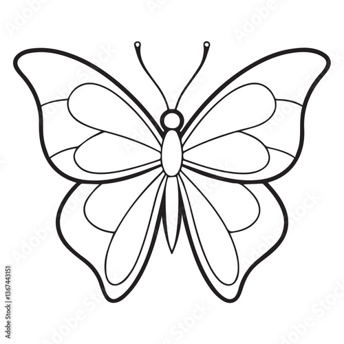 Wallpaper Mural butterfly vector illustration Torontodigital.ca