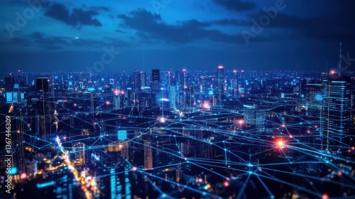 Wallpaper Mural AI-driven Smart City Infrastructure with Digital Energy Torontodigital.ca