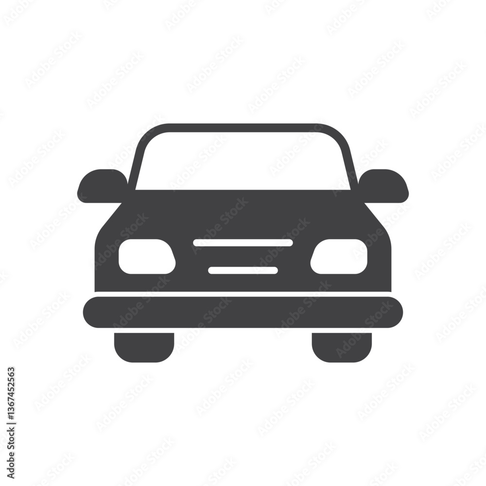 Car icon in flat style. Automobile vector illustration on isolated background. Transport sign business concept. Car icon in flat style. Automobile vector illustration on isolated background. Transport sign business concept.