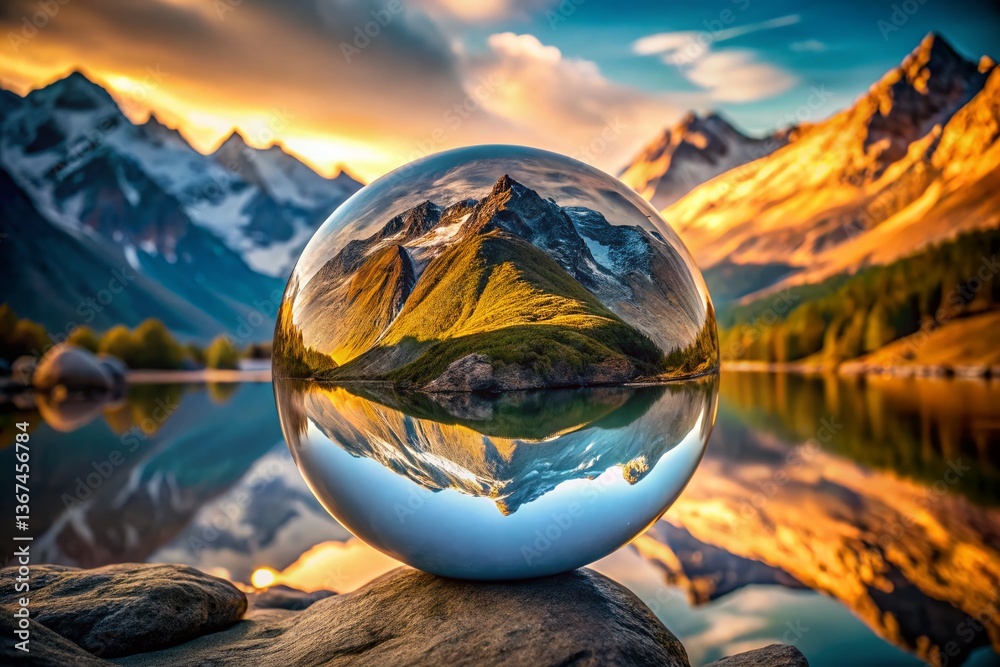 Crystal Ball Mountain Landscape: Mind's Eye Surreal Photography Crystal Ball Mountain Landscape: Mind's Eye Surreal Photography