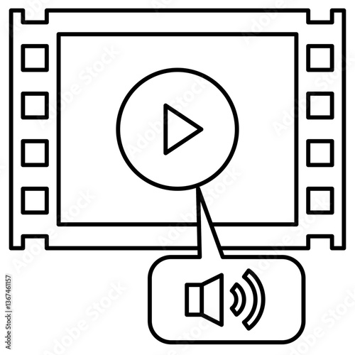 Media Outline icon

