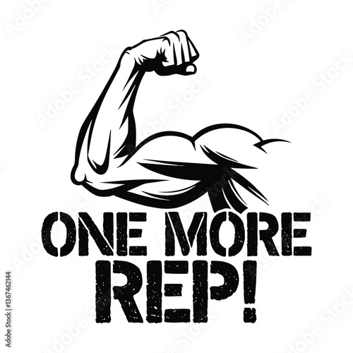 One More Rep T Shirt Design Gym