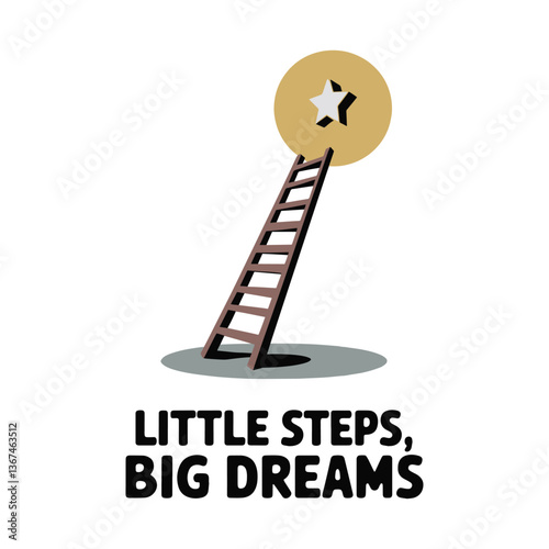 Little Steps Big Dreams T Shirt Design