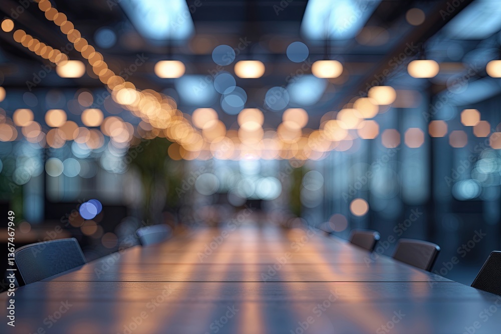 Fototapeta premium Contemporary Blurred Background with Bokeh Lighting for Professional Environments