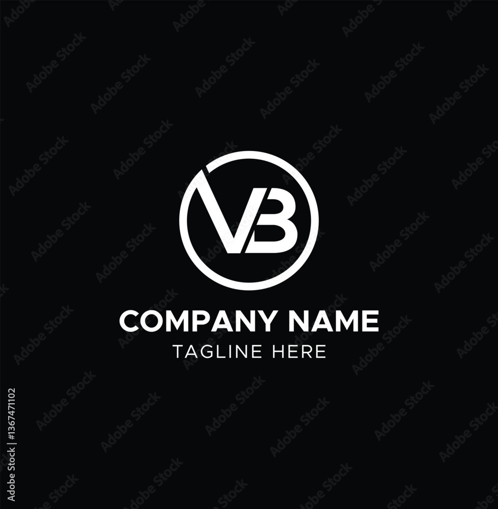Letter VB monogram logo with vector template design Letter VB monogram logo with vector template design