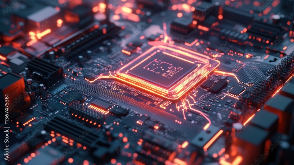 Cybernetic AI Chip Transmitting Data Across Quantum Cybernetic AI Chip Transmitting Data Across Quantum