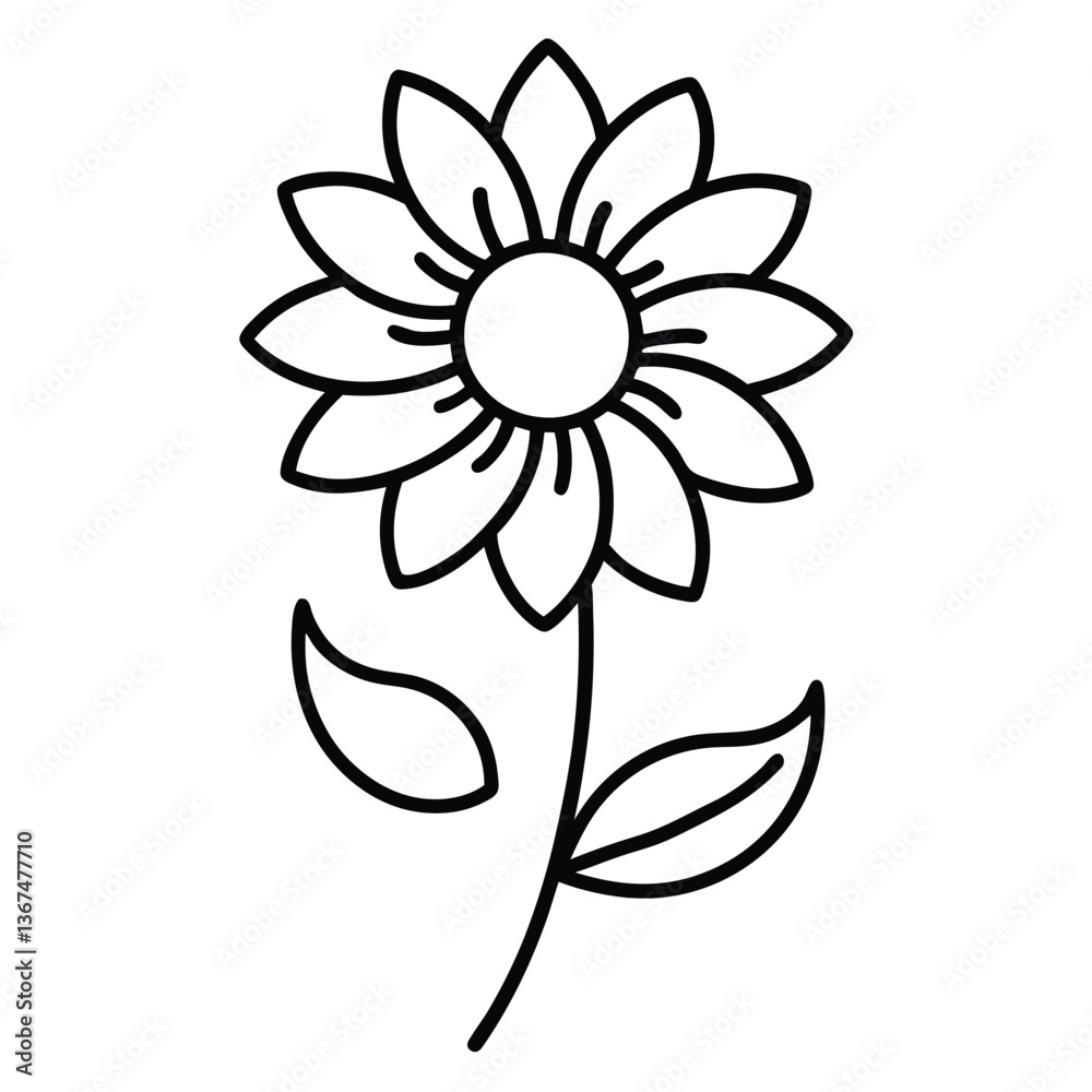 Flower Illustration Spring Vector
