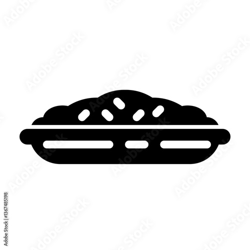 liwet rice glyph icon