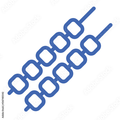 goat satay color icon