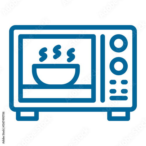 heating porridge color icon