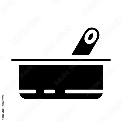 a bowl of porridge solid icon