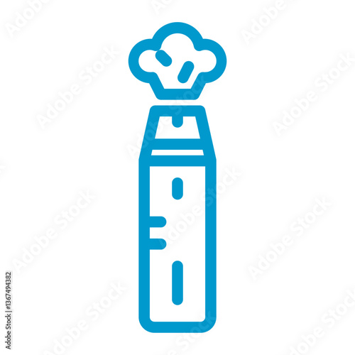 vape and liquid smoke color icon