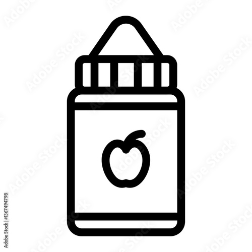 liquid vape_1 line icon