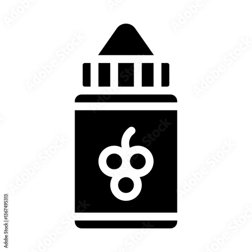 fruit flavored vape liquid_1 solid icon