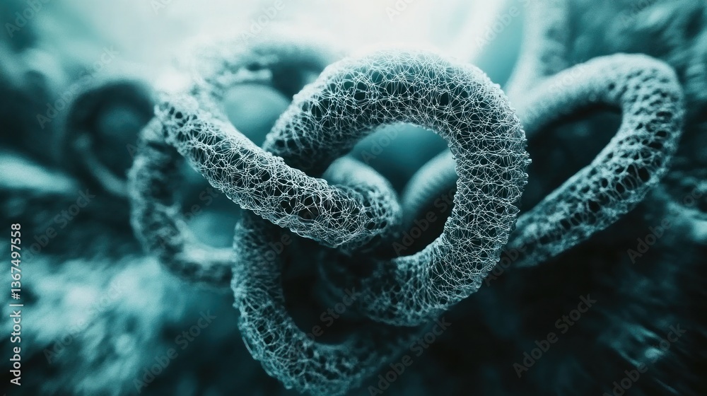 Abstract Interlocking Chains Abstract Interlocking Chains