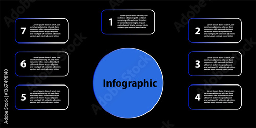 Infographic purple technology digital background, abstract information communication, gradient, innovation future tech data, internet network connection, ai bigdata, line, square, color beautiful