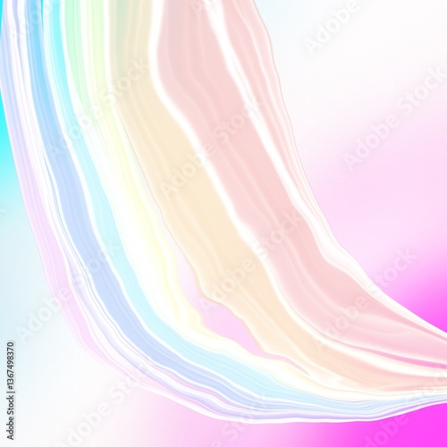 Abstract rainbow with pastel color for background 
