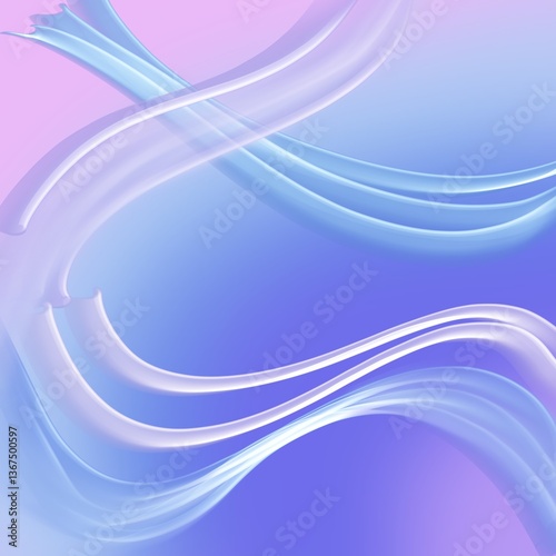 Abstract wave with pastel color background