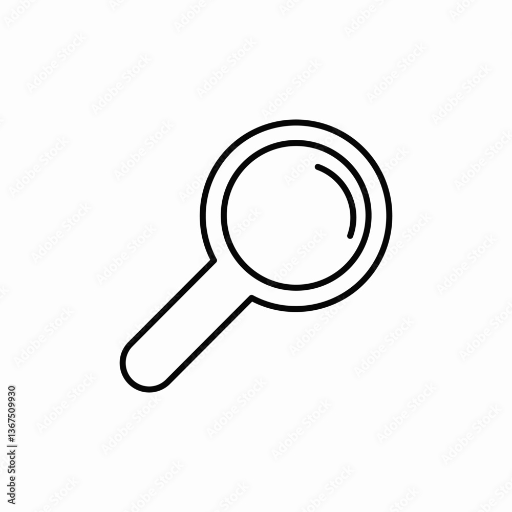Search magnifying tool icon vector sign Search magnifying tool icon vector sign