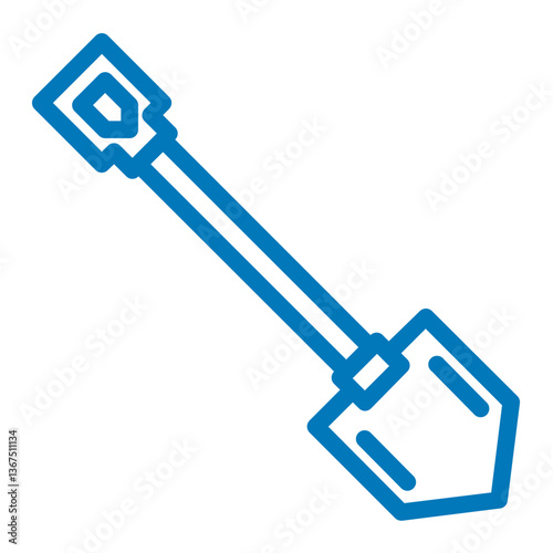 shovel color icon