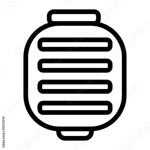 bee house line icon