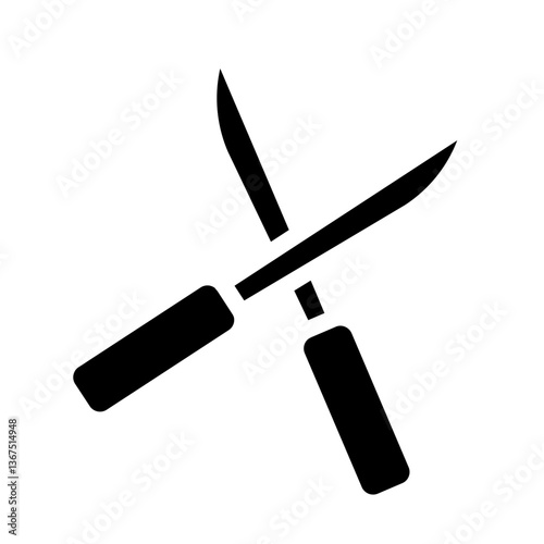 grass cutter solid icon