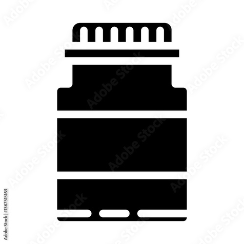 plant medicine solid icon