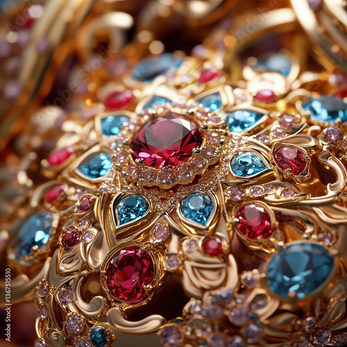 Elegant Jewelry Product Macro Photography