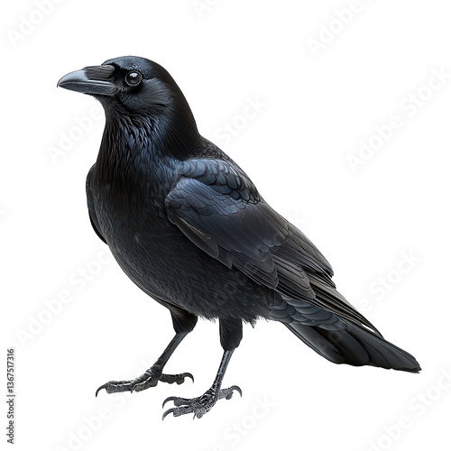 Bold crow png mysterious crow png sleek crow png detailed crow png striking crow png transparent background image