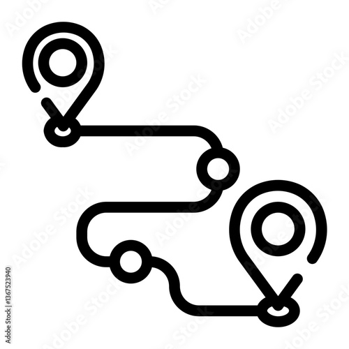 post while climbing cut line icon