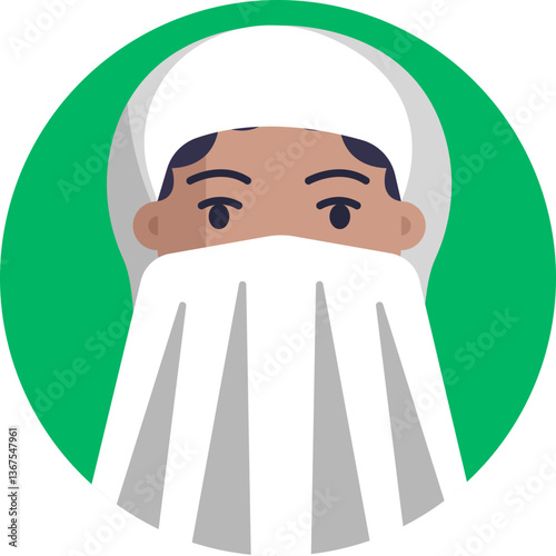 Ancient Egyptian Figure – Represents a person dressed in traditional Egyptian attire, often associated with historical culture.