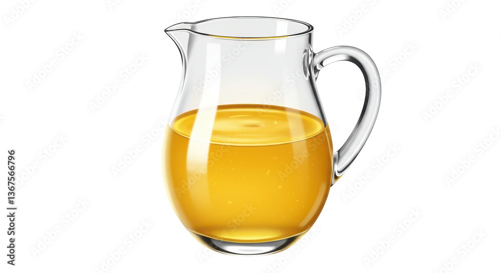Isolated Pitcher of Orange Juice Isolated Pitcher of Orange Juice