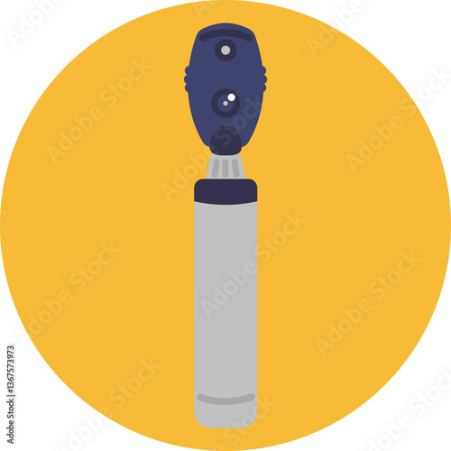 Diagnostic Otoscope – Symbolizes an instrument for checking ear health and detecting infections.