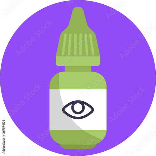 Ophthalmic Treatment – Symbolizes the application of medication to the eyes for various conditions