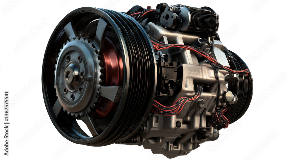 Machine Engine: A high-angle shot of a machine engine, showcasing its intricate mechanical parts, gears, and wires. Perfect for illustrating the power, complexity, and innovation of engineering. Machine Engine: A high-angle shot of a machine engine, showcasing its intricate mechanical parts, gears, and wires. Perfect for illustrating the power, complexity, and innovation of engineering.